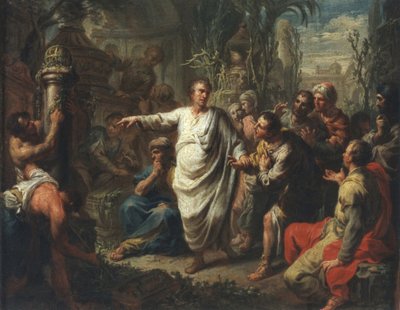 Cicerone scopre la tomba di Archimede da Martin Knoller
